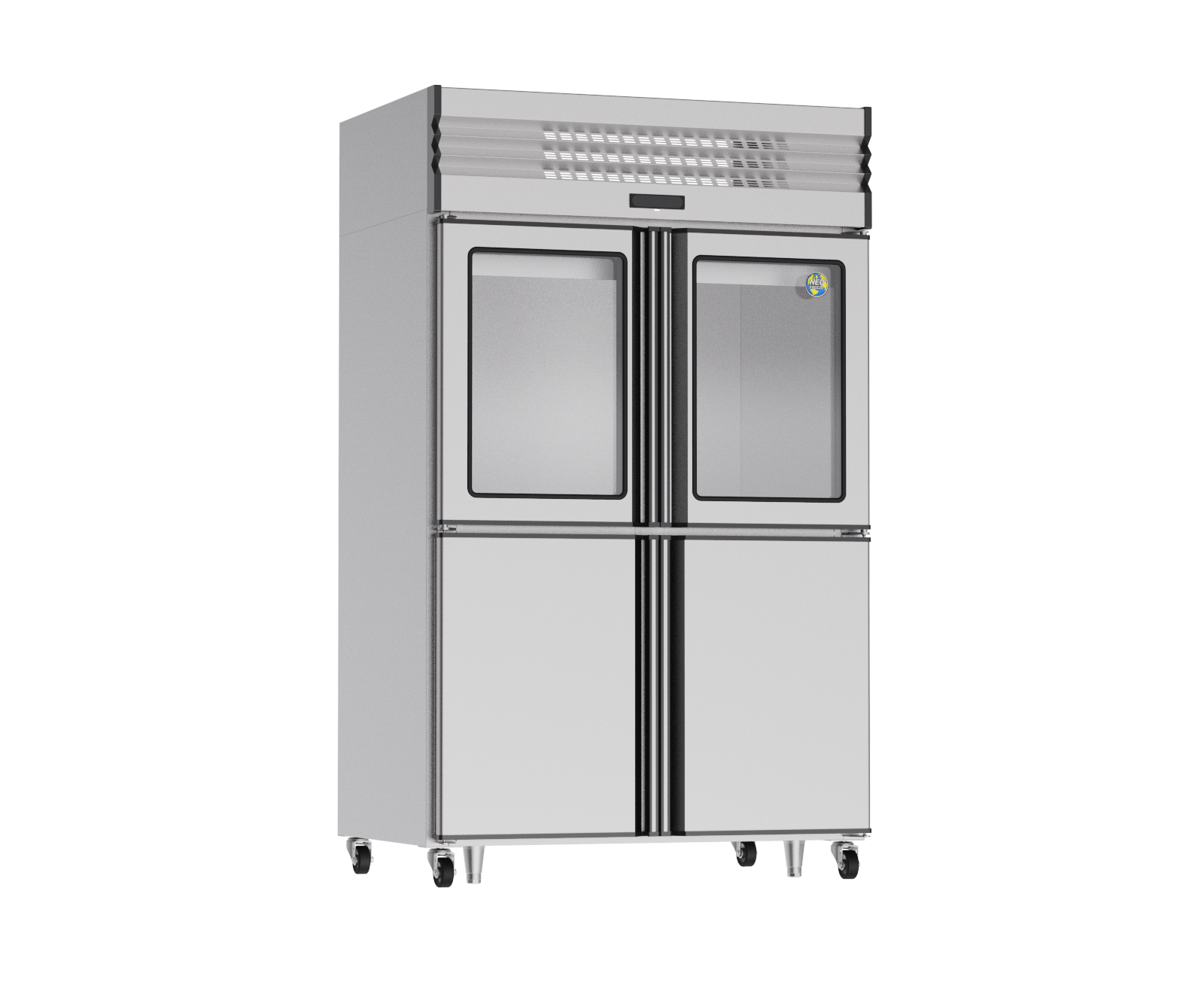 AHV/ALV四門立式變頻冷藏/冷凍冰箱-玻璃門