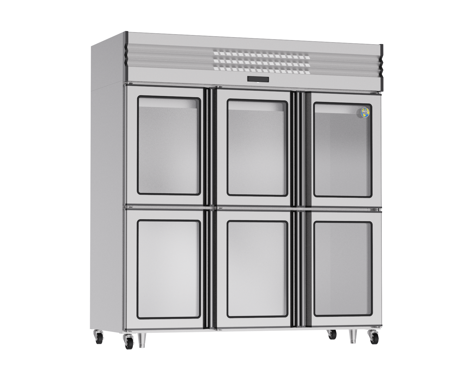 AHV/ALV六門立式變頻冷藏/冷凍冰箱-玻璃門