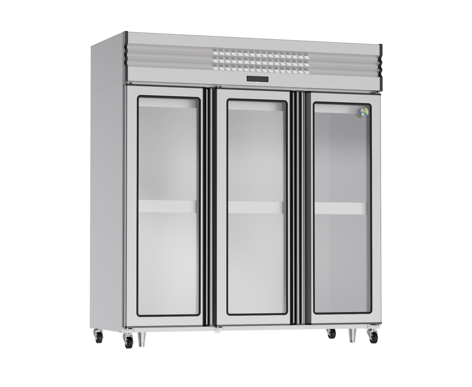 AHV/ALV三門立式變頻冷藏/冷凍冰箱-三大玻璃門