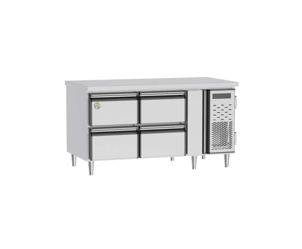 ED四抽屜臥式定頻冷藏/冷凍工作台冰箱