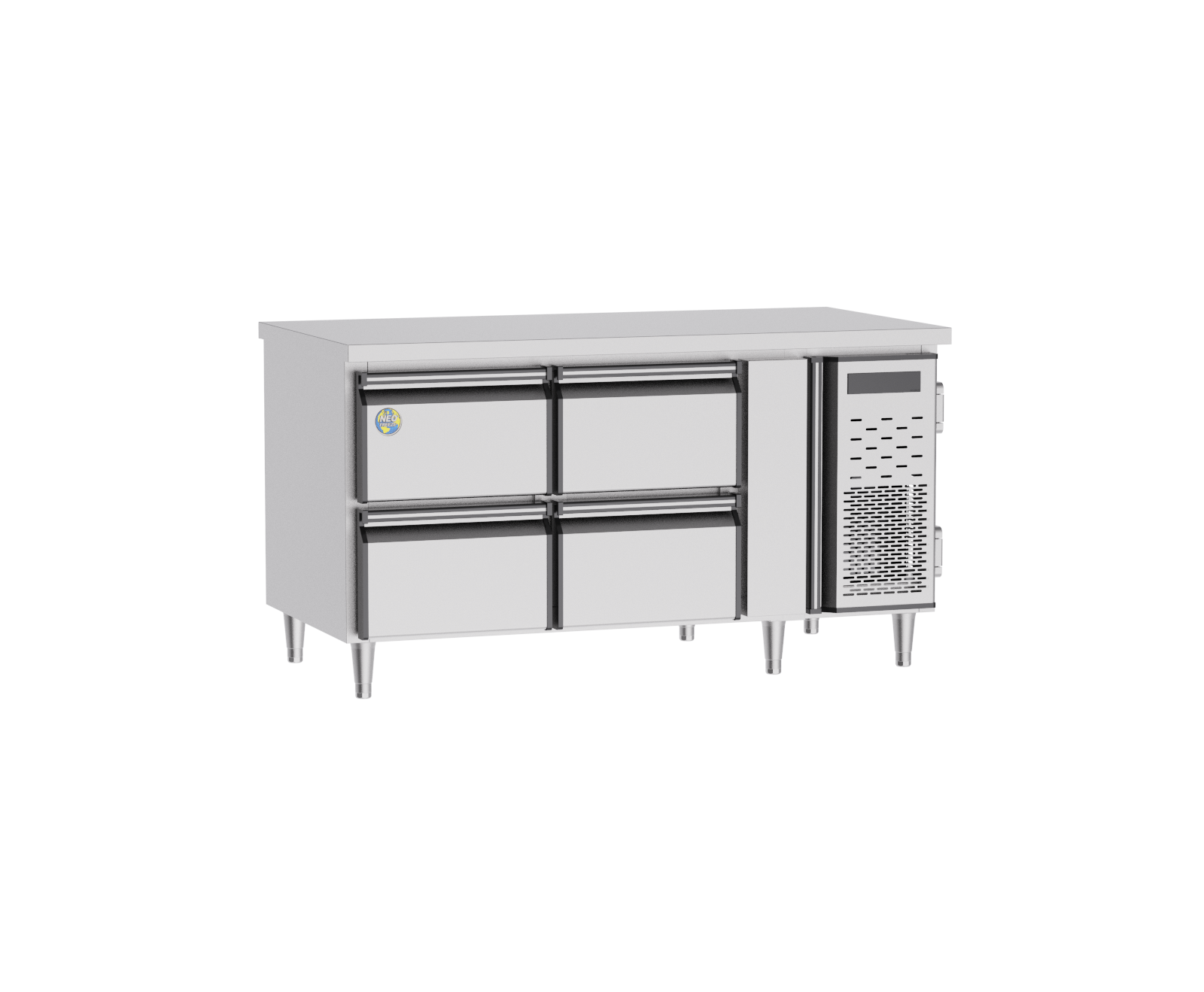 ED四抽屜臥式定頻冷藏/冷凍工作台冰箱